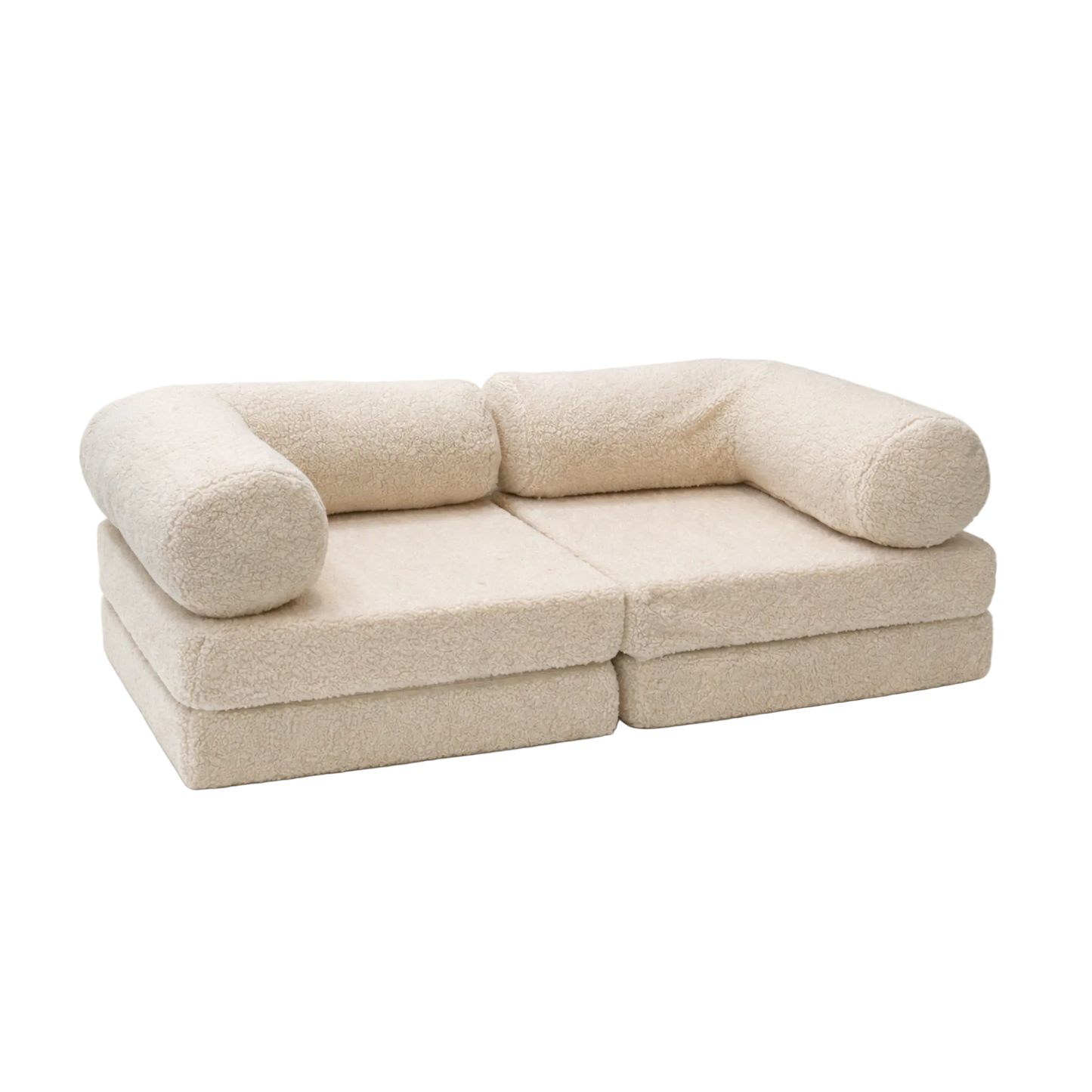 HoneyHug Soft Modular Sofa for Children – Teddy Cream