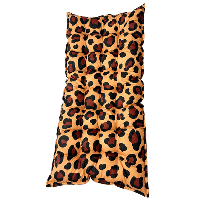 Quilted Kids' Floor Cushion | Play & Relaxation Mat | Leopard | 3 Sizes Available