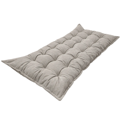 Quilted Kids' Floor Cushion | Play & Relaxation Mat | Gray | 3 Sizes Available