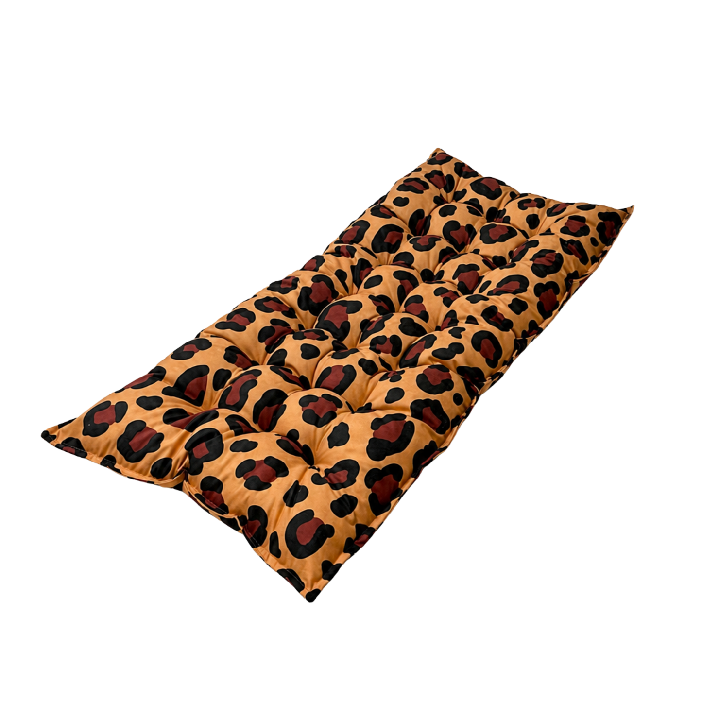 Quilted Kids' Floor Cushion | Play & Relaxation Mat | Leopard | 3 Sizes Available