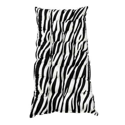 Quilted Kids' Floor Cushion | Play & Relaxation Mat | Zebra | 3 Sizes Available