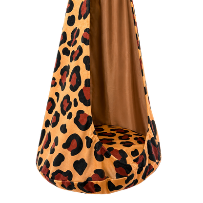 Kids' Cozy Cocoon Swing | Leopard Collection