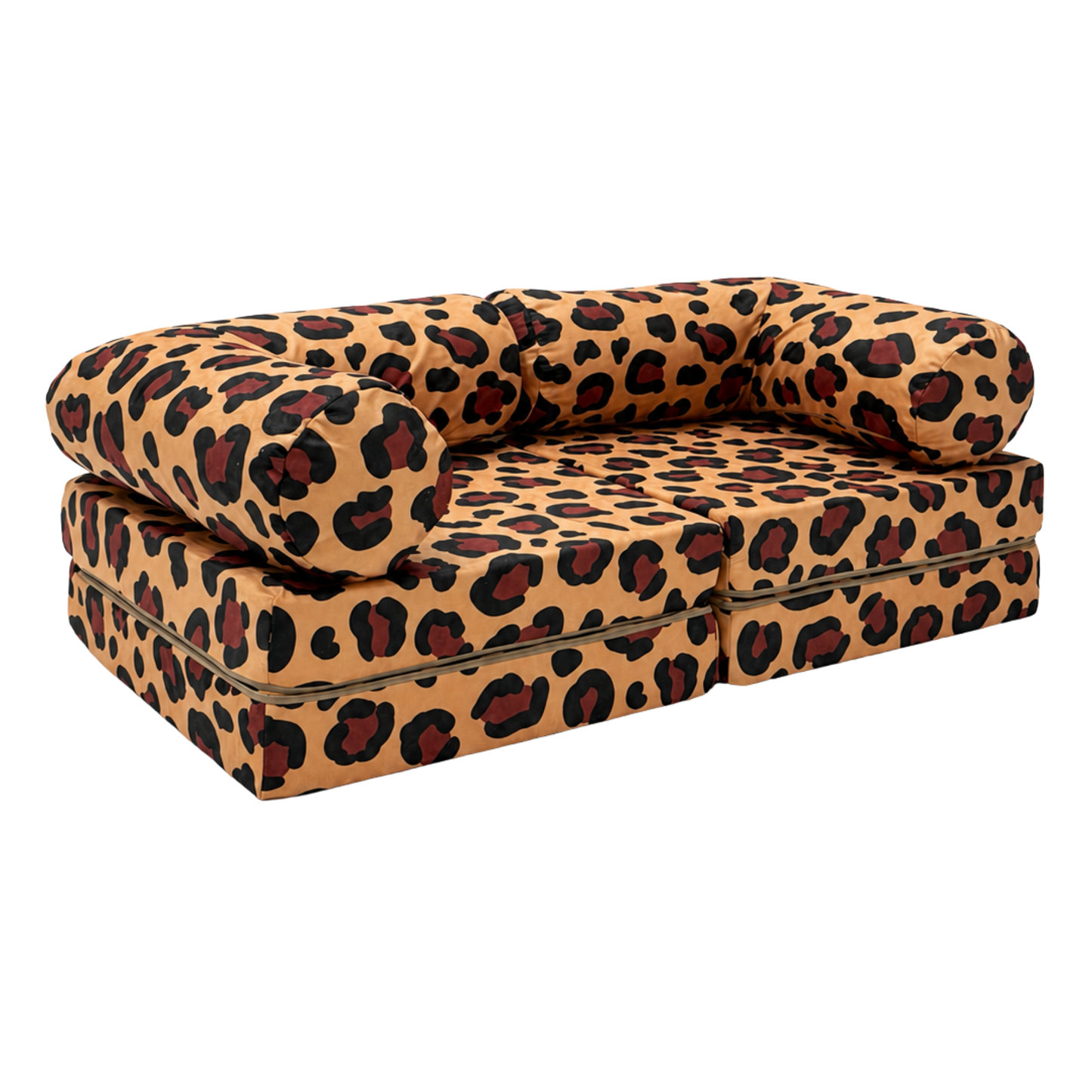 HoneyHug Soft Modular Sofa for Children – Leopard