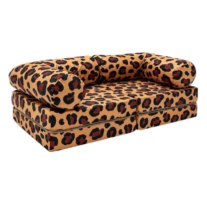 HoneyHug Soft Modular Sofa for Children – Leopard