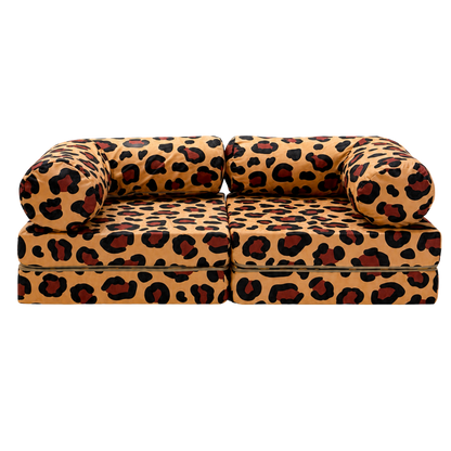 HoneyHug Soft Modular Sofa for Children – Leopard