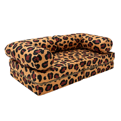 HoneyHug Soft Modular Sofa for Children – Leopard