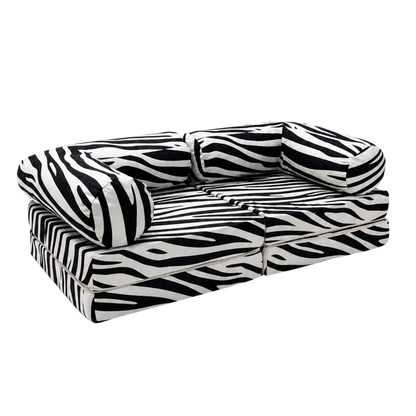 HoneyHug Soft Modular Sofa for Children – Zebra
