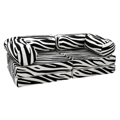 HoneyHug Soft Modular Sofa for Children – Zebra