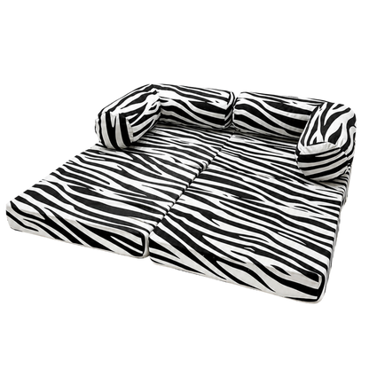 HoneyHug Soft Modular Sofa for Children – Zebra