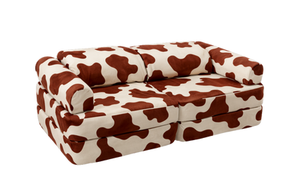 Modular Play Sofa for Children | Cow | 120cm