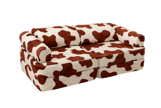 Modular Play Sofa for Children | Cow | 120cm
