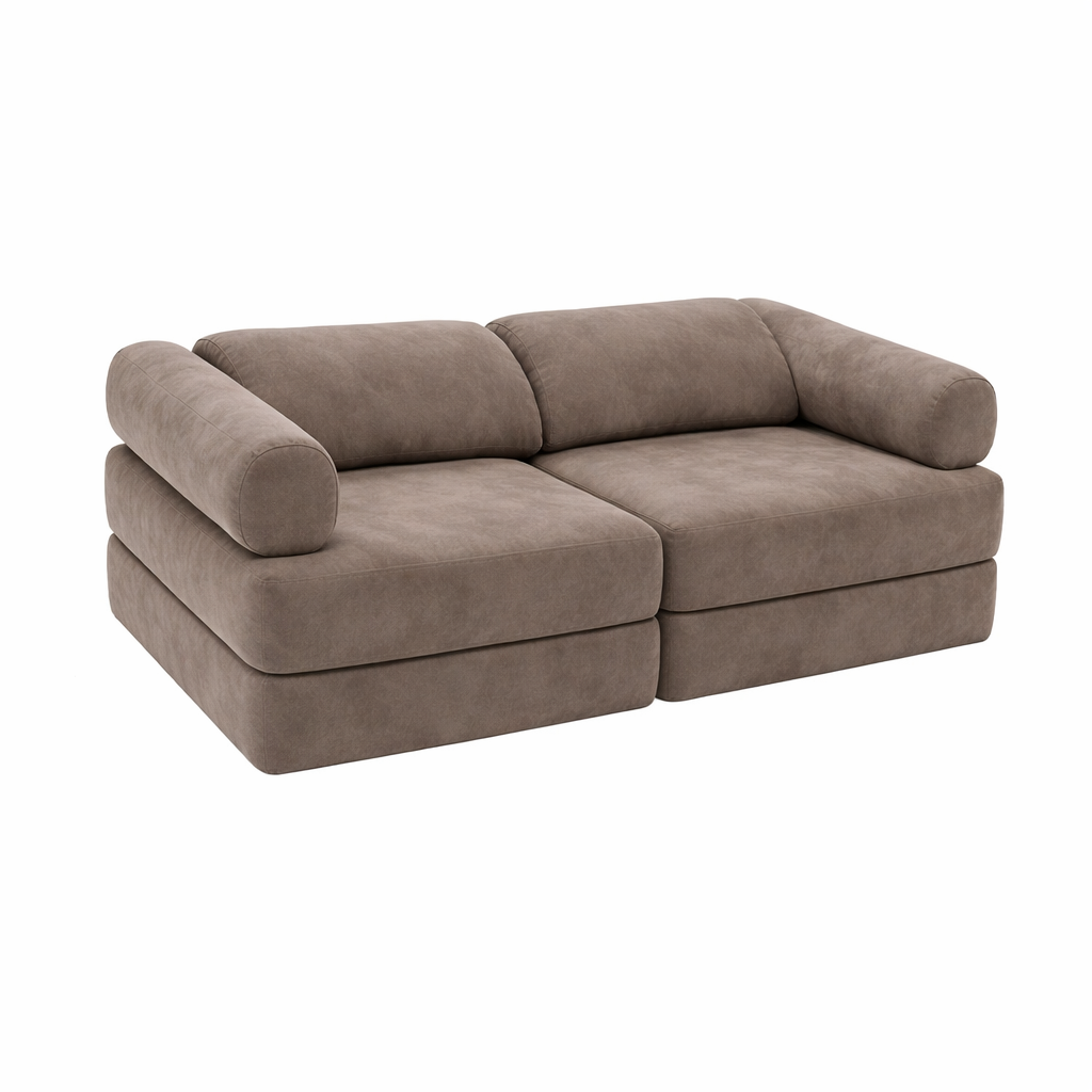 Modular Sofa for Children Taupe