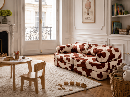 Modular Play Sofa for Children | Cow | 120cm