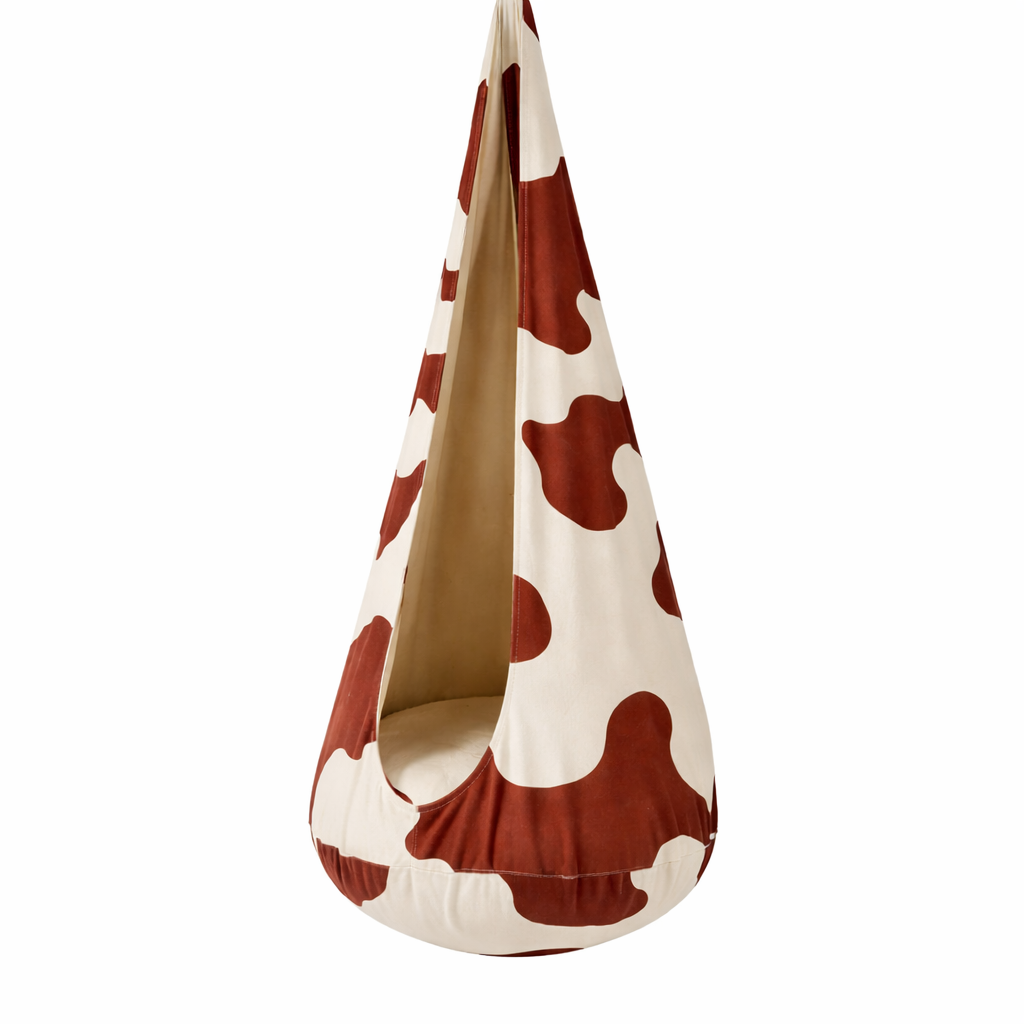 Kids' Cozy Cocoon Swing | Cow Collection